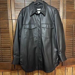 H&M Faux Leather Shacket